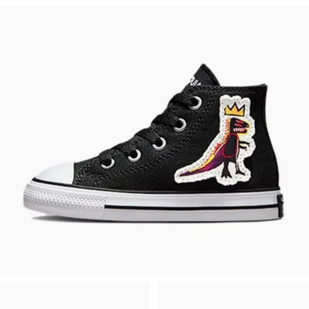 CONVERSE x Jean-Michel Basquiat Kids Chuck Taylor All Star Hi Top Sneake…